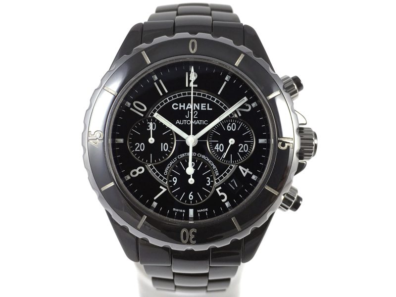 RELOJ Chanel J12 Black Ceramic Chronograph H0940 - Imagen 6