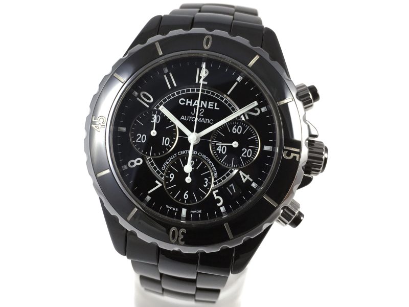 RELOJ Chanel J12 Black Ceramic Chronograph H0940 - Imagen 7