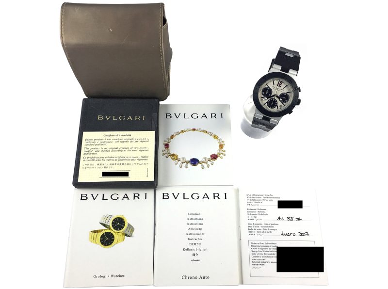 RELOJ Bulgari Diagono Aluminium Chrono - ref. AC 38 TA - Imagen 13