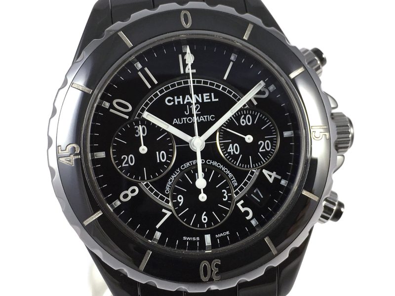 RELOJ Chanel J12 Black Ceramic Chronograph H0940 - Imagen 8