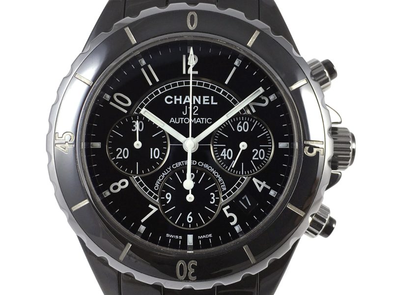 RELOJ Chanel J12 Black Ceramic Chronograph H0940 - Imagen 10