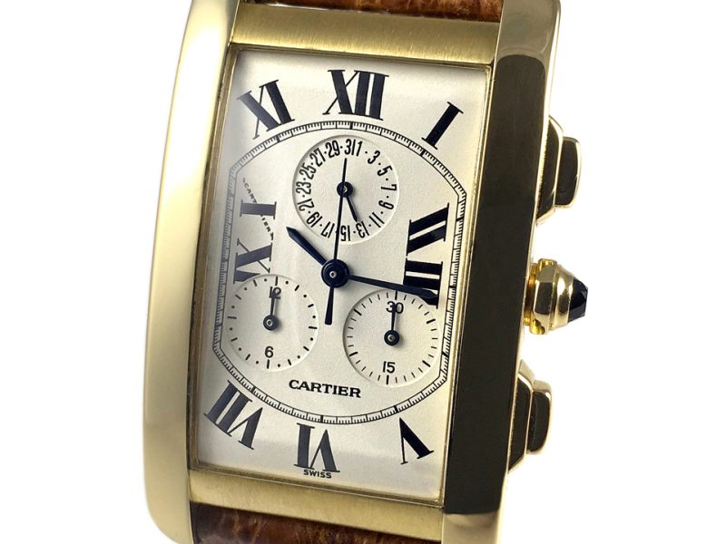 RELOJ Cartier Tank Americaine Chronoflex - ref. 1730