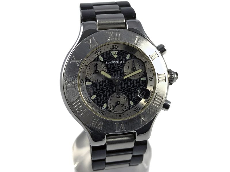 RELOJ Cartier 21 Chronoscaph - ref. 2424 - Imagen 7
