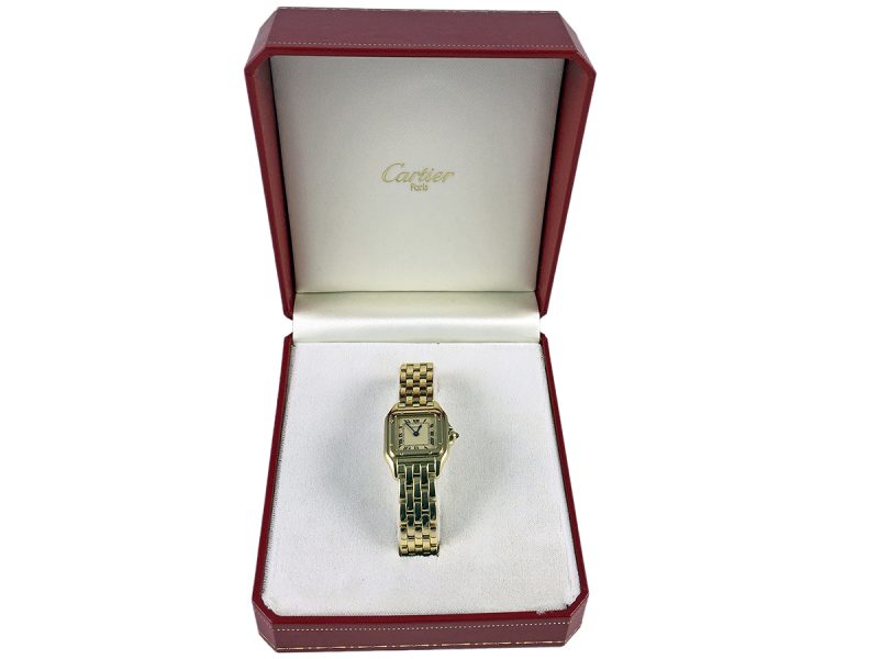 RELOJ Cartier Phantere Lady Yellow Gold - ref. 8669 - Imagen 12