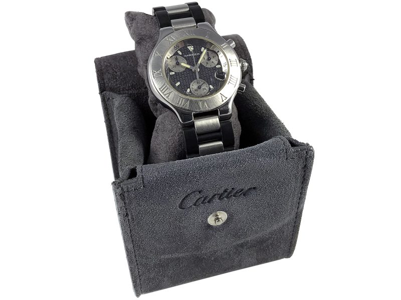 RELOJ Cartier 21 Chronoscaph - ref. 2424 - Imagen 12