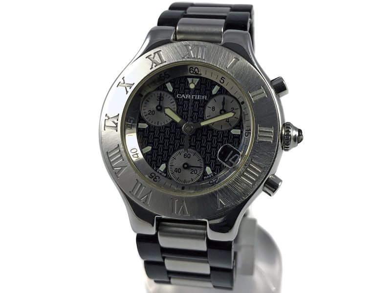 RELOJ Cartier 21 Chronoscaph - ref. 2424 - Imagen 9