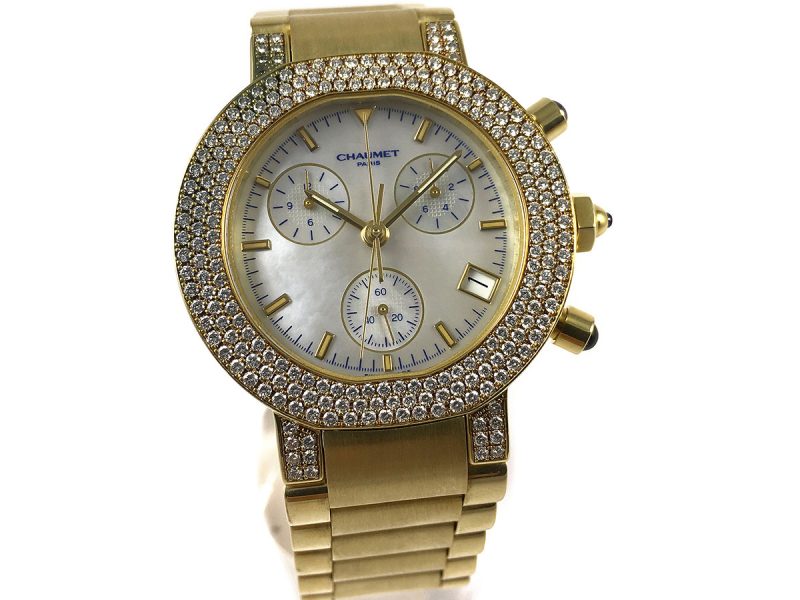 RELOJ Chaumet Chronograph Rose Gold & Diamonds - ref. 21 E - Imagen 7