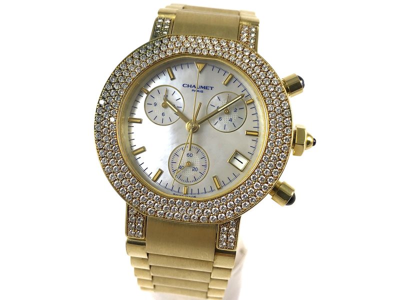 RELOJ Chaumet Chronograph Rose Gold & Diamonds - ref. 21 E - Imagen 9