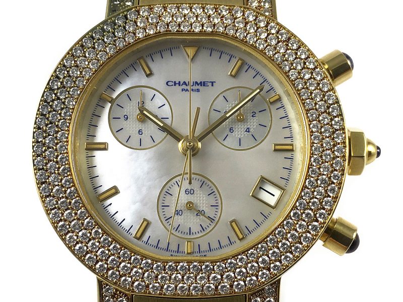 RELOJ Chaumet Chronograph Rose Gold & Diamonds - ref. 21 E - Imagen 10