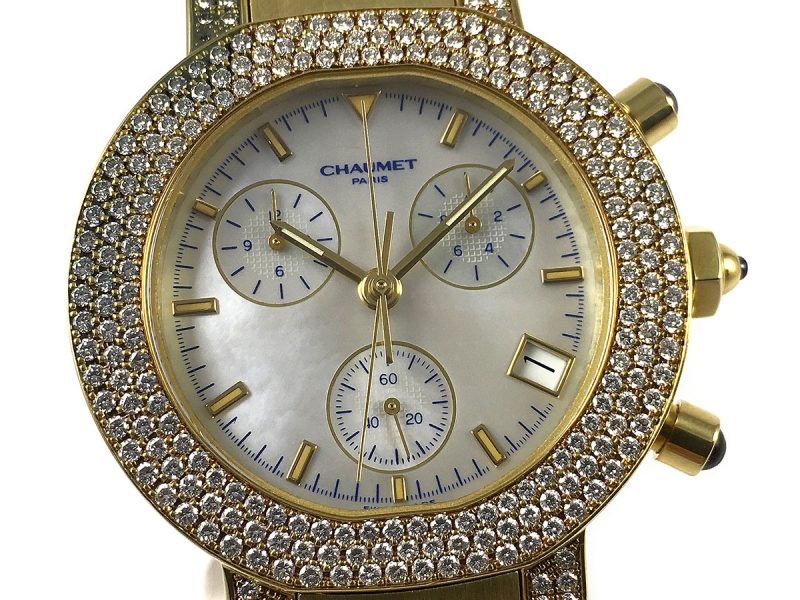 RELOJ Chaumet Chronograph Rose Gold & Diamonds - ref. 21 E - Imagen 11