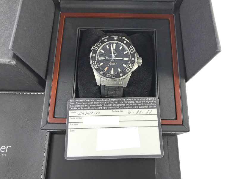 RELOJ Tag Heuer Aquaracer 500M Calibre 5 - ref. WAJ2110 - Imagen 12