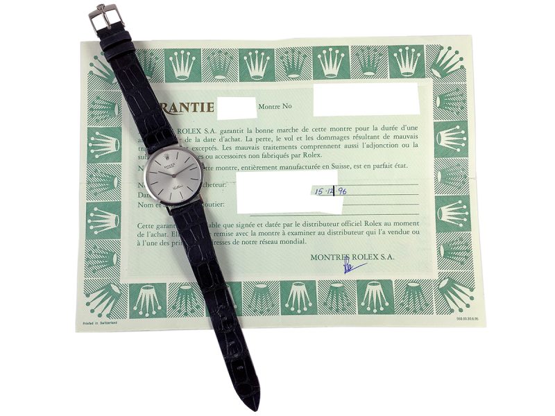 RELOJ Rolex Cellini White Gold - ref. 4112 - Imagen 12