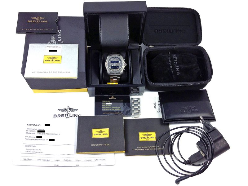 RELOJ Breitling Cockpit B50 Titanium - ref. EB5010B1/M532 - Imagen 13