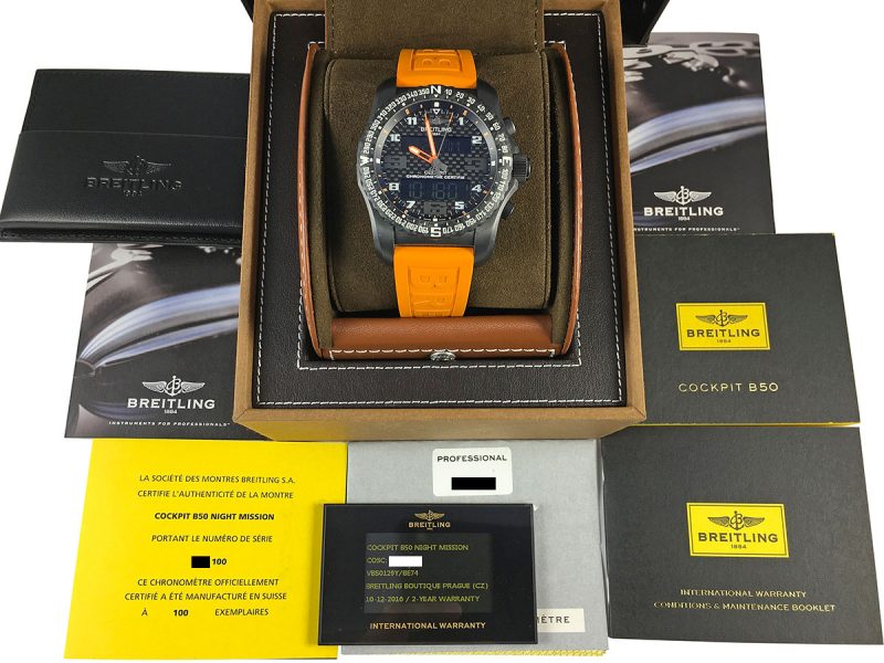RELOJ Breitling Cockpit B50 Night Mission - ref. VB50129Y / BE74 - Imagen 13