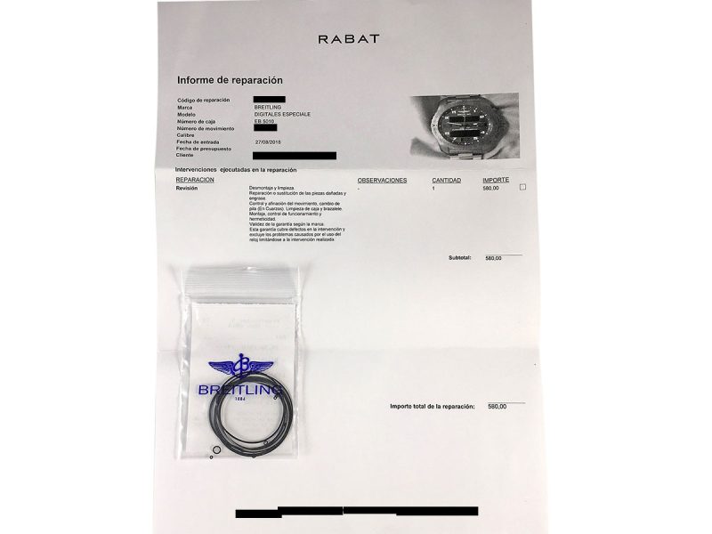 RELOJ Breitling Cockpit B50 Titanium - ref. EB5010B1/M532 - Imagen 14