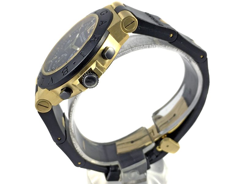 RELOJ Bulgari Diagono Chrono Yellow Gold 18K - ref.  AC 38 G - Imagen 2
