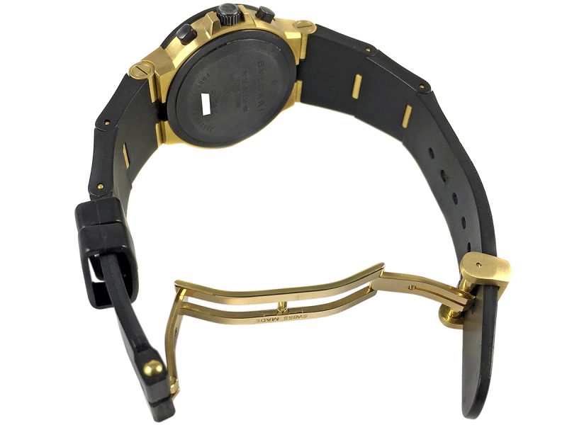 RELOJ Bulgari Diagono Chrono Yellow Gold 18K - ref.  AC 38 G - Imagen 5