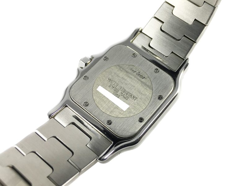 RELOJ Cartier Santos Galbée Quartz Yellow Gold & Steel - ref. 1566 - Imagen 6