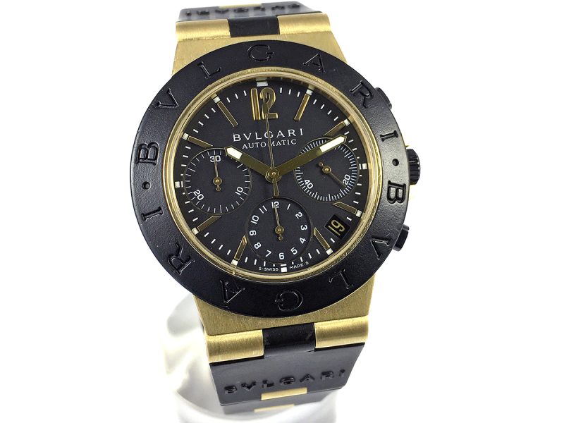 RELOJ Bulgari Diagono Chrono Yellow Gold 18K - ref.  AC 38 G - Imagen 7