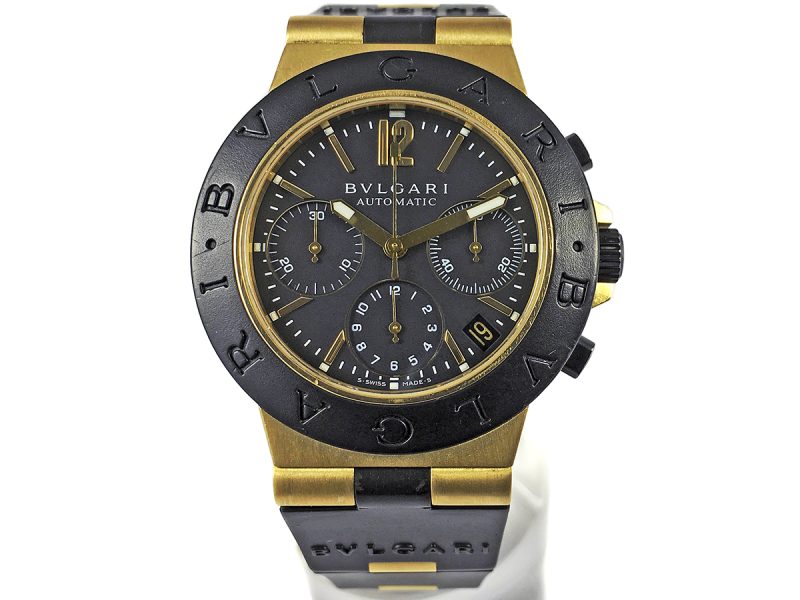 RELOJ Bulgari Diagono Chrono Yellow Gold 18K - ref.  AC 38 G - Imagen 8