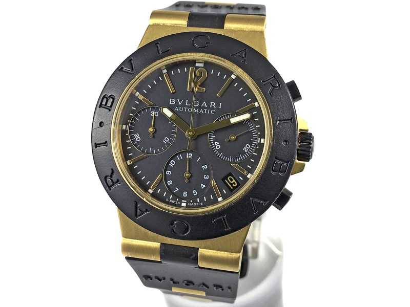 RELOJ Bulgari Diagono Chrono Yellow Gold 18K - ref.  AC 38 G - Imagen 9