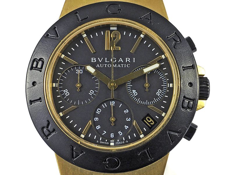 RELOJ Bulgari Diagono Chrono Yellow Gold 18K - ref.  AC 38 G - Imagen 11