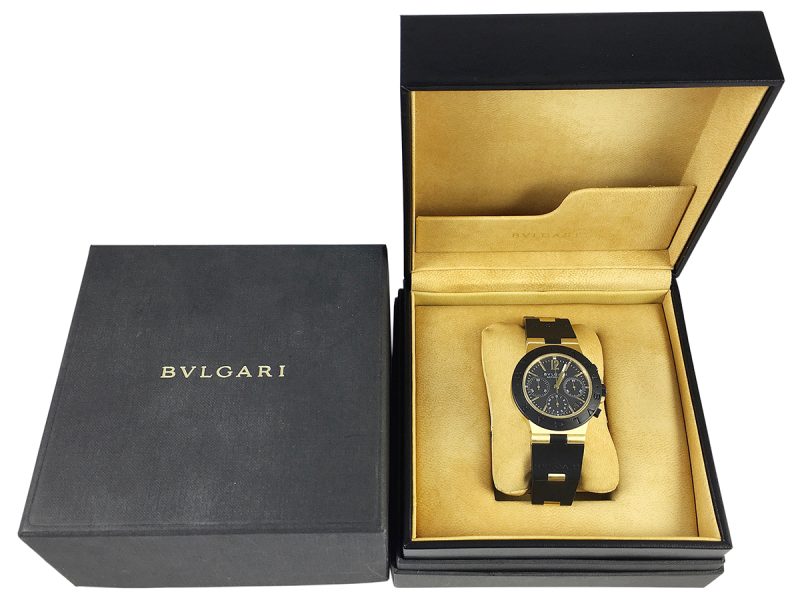 RELOJ Bulgari Diagono Chrono Yellow Gold 18K - ref.  AC 38 G - Imagen 12