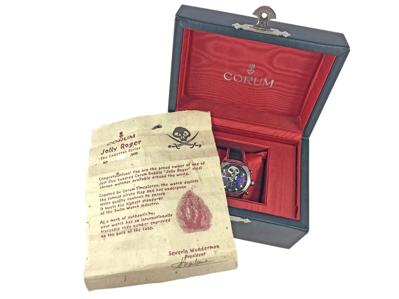 RELOJ Corum Bubble Jolly Roger Chrono - ref. 285.140.20 - Imagen 12