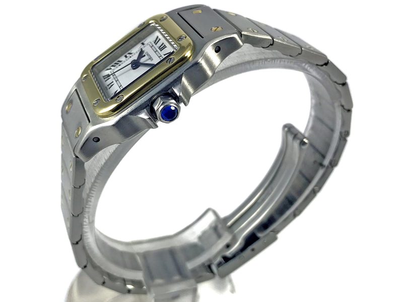RELOJ Cartier Santos Galbée Acero y Oro - ref. 2423 - Imagen 2