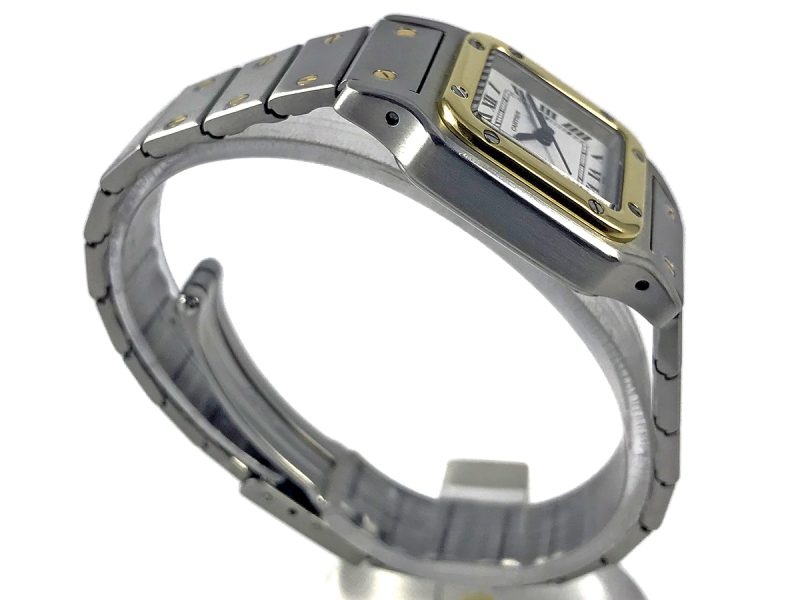 RELOJ Cartier Santos Galbée Acero y Oro - ref. 2423 - Imagen 3