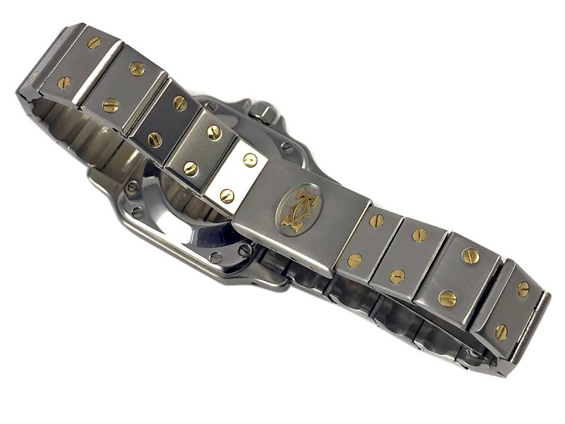 RELOJ Cartier Santos Galbée Acero y Oro - ref. 2423 - Imagen 6