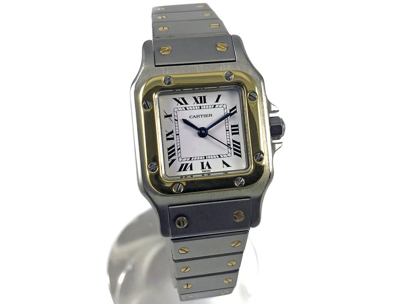 RELOJ Cartier Santos Galbée Acero y Oro - ref. 2423 - Imagen 7