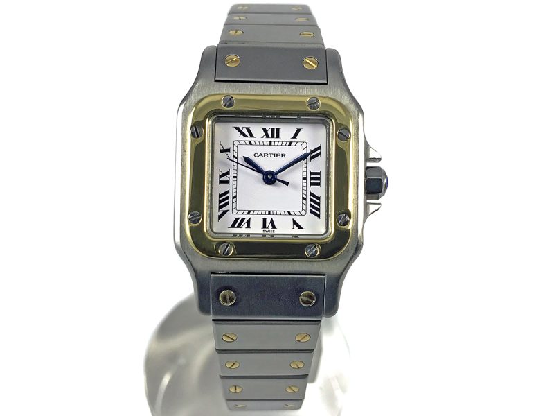 RELOJ Cartier Santos Galbée Acero y Oro - ref. 2423 - Imagen 8
