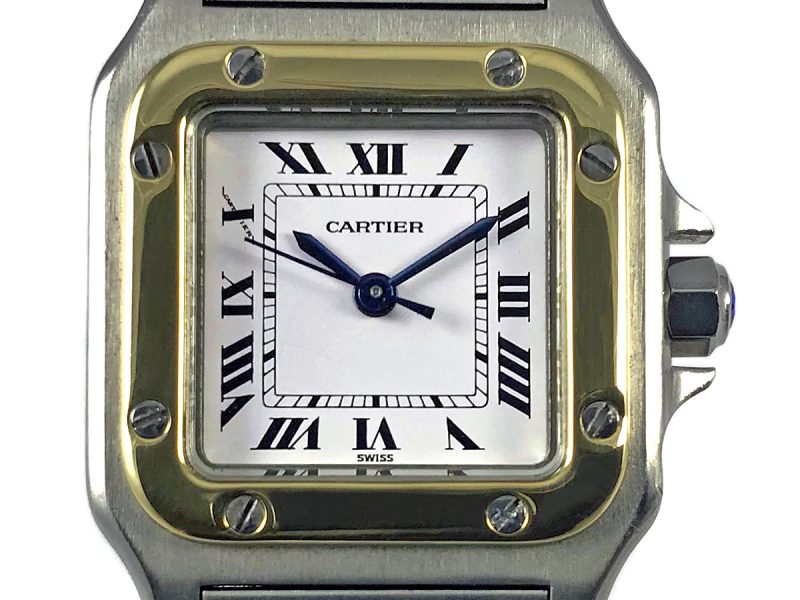 RELOJ Cartier Santos Galbée Acero y Oro - ref. 2423 - Imagen 10