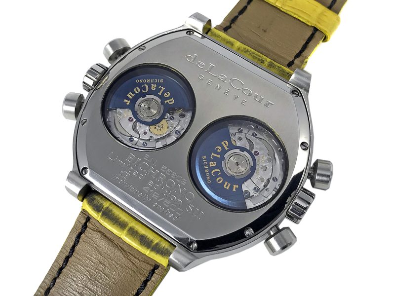 RELOJ DeLaCour Genève Bichrono Double Time Zone Limited Edition SII - Imagen 4