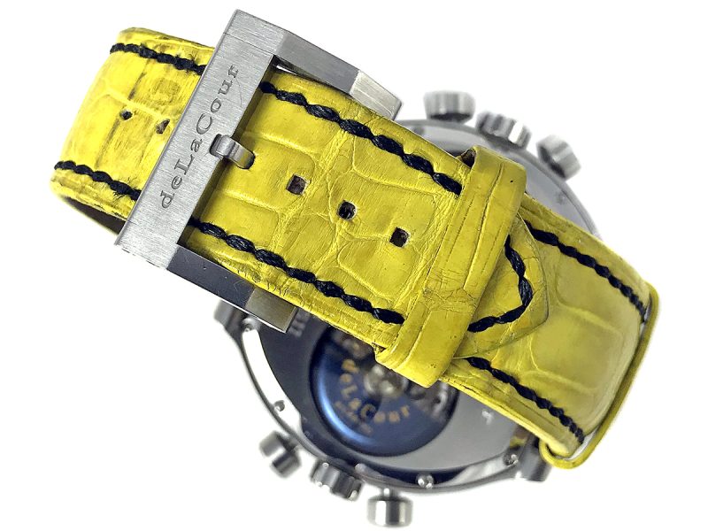 RELOJ DeLaCour Genève Bichrono Double Time Zone Limited Edition SII - Imagen 5