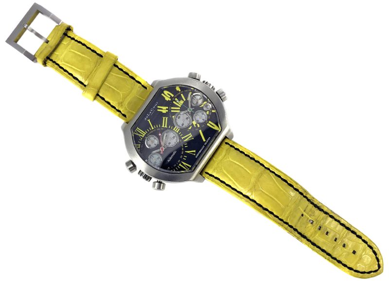 RELOJ DeLaCour Genève Bichrono Double Time Zone Limited Edition SII - Imagen 6