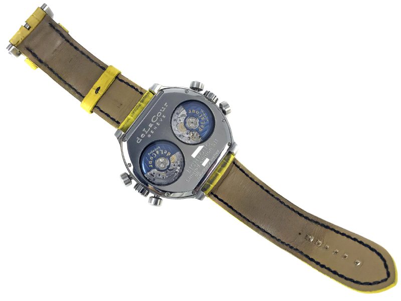 RELOJ DeLaCour Genève Bichrono Double Time Zone Limited Edition SII - Imagen 7