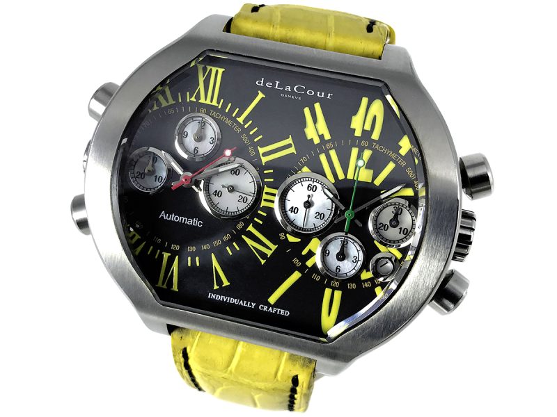 RELOJ DeLaCour Genève Bichrono Double Time Zone Limited Edition SII - Imagen 10
