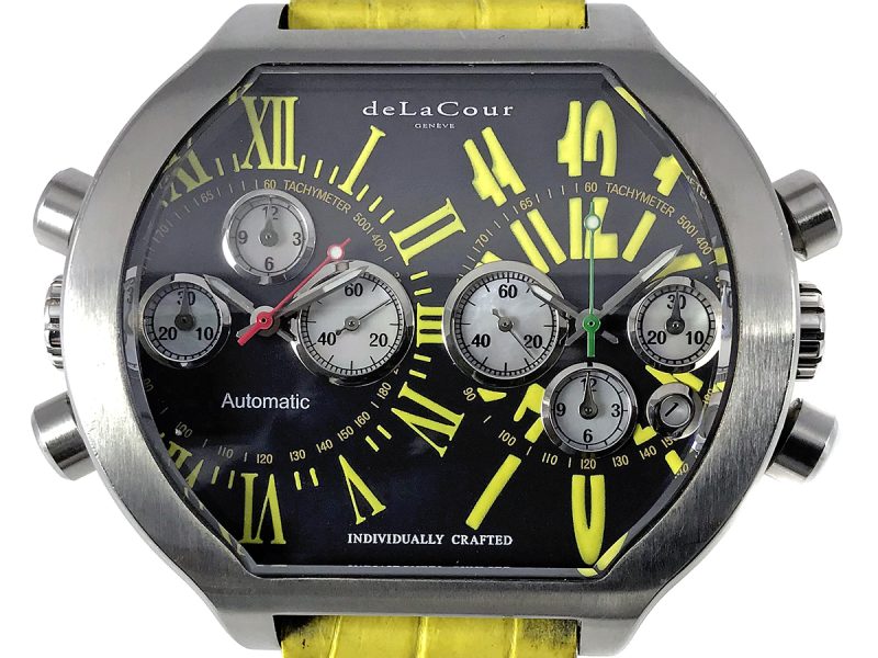 RELOJ DeLaCour Genève Bichrono Double Time Zone Limited Edition SII - Imagen 12