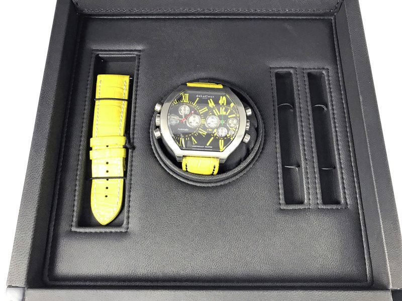 RELOJ DeLaCour Genève Bichrono Double Time Zone Limited Edition SII - Imagen 13