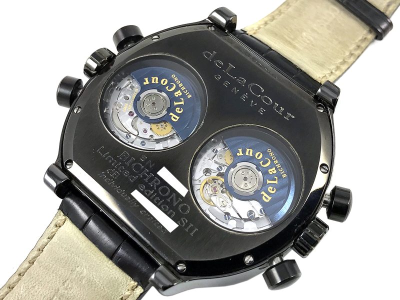 RELOJ DeLaCour Genève Bichrono Limited Edition SII Diamonds - Imagen 4
