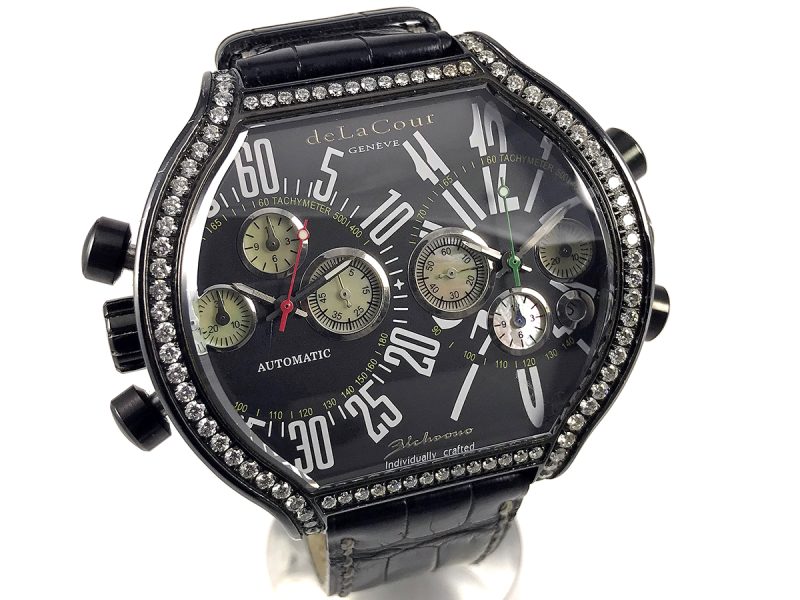 RELOJ DeLaCour Genève Bichrono Limited Edition SII Diamonds - Imagen 8