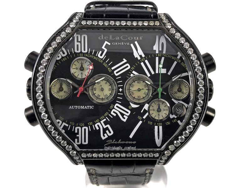 RELOJ DeLaCour Genève Bichrono Limited Edition SII Diamonds - Imagen 9