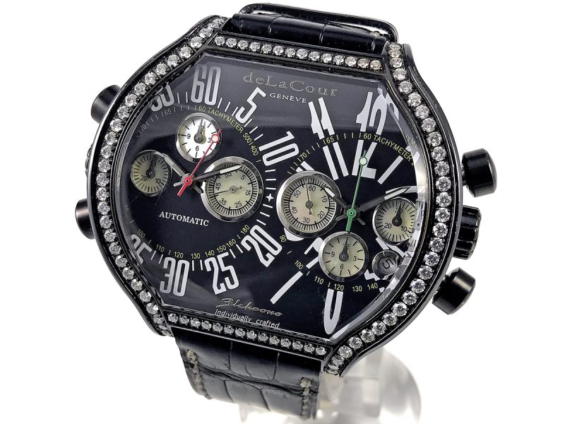 RELOJ DeLaCour Genève Bichrono Limited Edition SII Diamonds - Imagen 10