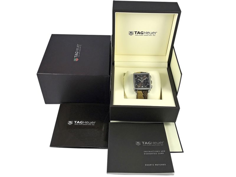 RELOJ Tag Heuer Monaco Brown Dial Python Edition - ref. CW2114 - Imagen 12
