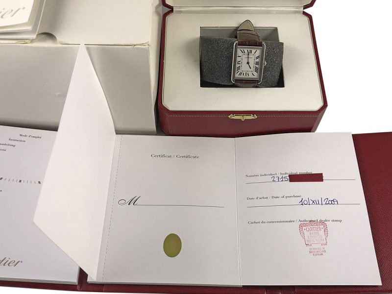 RELOJ Cartier Tank Solo Quartz - ref. 2715 - Imagen 14