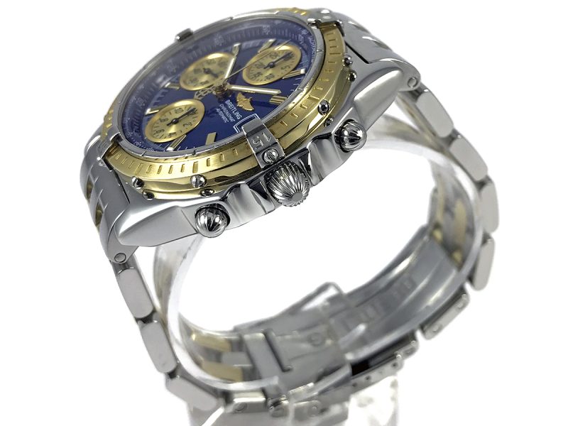 RELOJ Breitling Chronomat Gold & Steel Blue Dial - ref. D130501 - Imagen 2