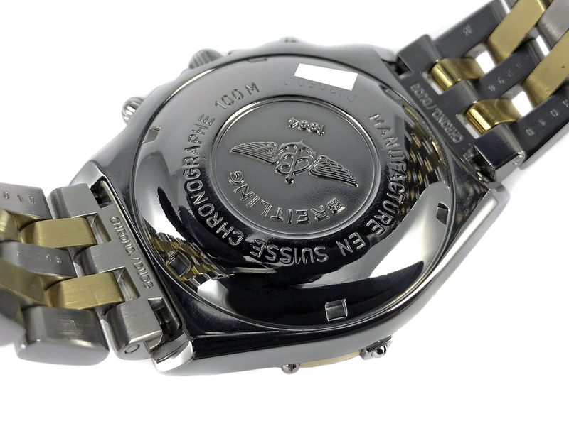 RELOJ Breitling Chronomat Gold & Steel Blue Dial - ref. D130501 - Imagen 4