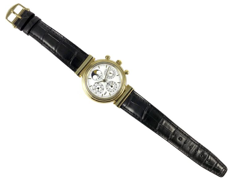 RELOJ IWC Da Vinci Perpetual Calendar Yellow Gold - ref. 3750 - Imagen 6